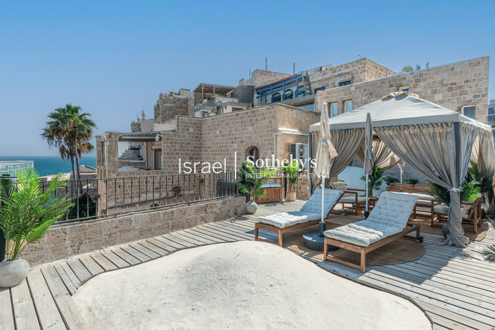 Apartamento garden 4 cômodos Tel Aviv Cidade antiga de Jaffa 651-IBL-61
