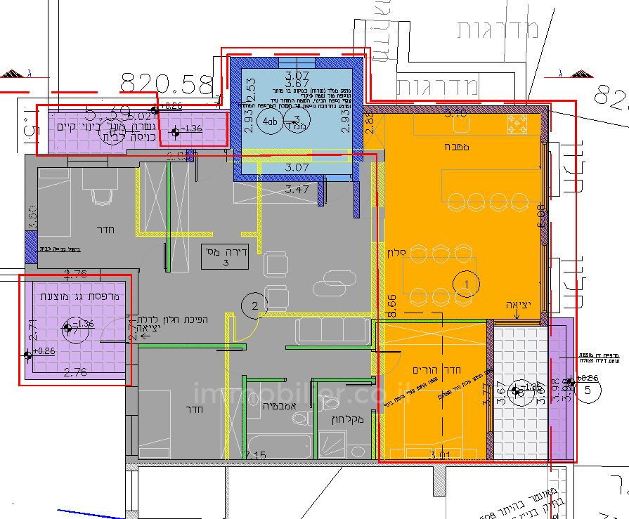 Apartamento 4 cômodos  Jerusalém Beit Vagan 689-IBL-1