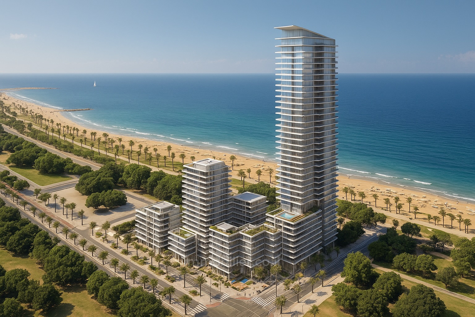 Apartamento 2 cômodos Tel Aviv Região marítima ao Norte 813-IBL-6