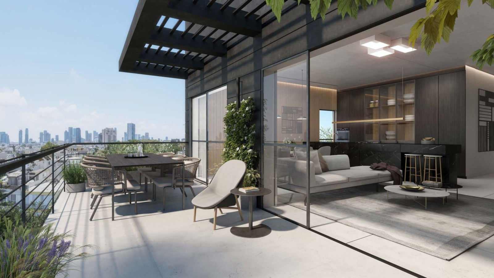 Apartamento 3 cômodos Tel Aviv tel aviv north 828-IBL-140